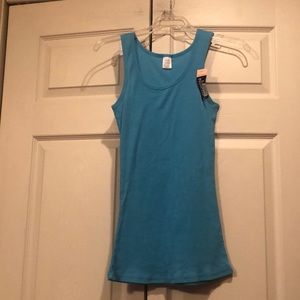 Lady Princess -Small -Blue Ribbed Tank
